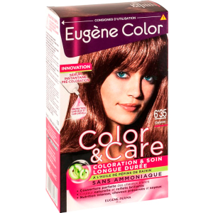 Фарба для волосся Eugene Perma без аміаку Color & Care 6.35 Темний Блондин Золотистий Червоне Дерево 125 мл (3140100336283) ТОП в Луцьку