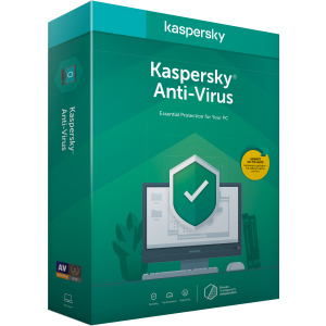 Kaspersky Anti-Virus 2020 первоначальная установка на 1 год для 1 ПК (DVD-Box, коробочная версия) в Луцке