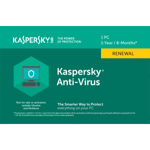 Kaspersky Anti-Virus 2020 продовження ліцензії на 1 рік для 1 ПК (скретч-картка) в Луцьку