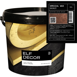 Декоративный воск Elf Decor Special Wax 1 л Bronze (mba1d122w) ТОП в Луцке