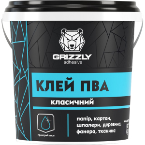 Клей ПВА Класичний Grizzly 5 кг (4823048028388) ТОП в Луцьку