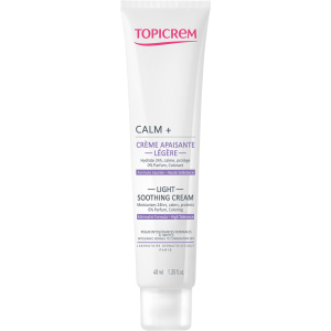 купить Легкий успокаивающий крем Topicrem Calm+ Light Soothing Moisturizing Cream 40 мл (3700281702989)