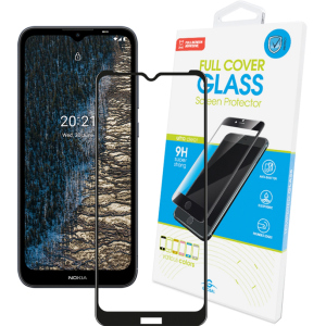 Защитное стекло Global Full Glue для Nokia C10/C20 Black надежный