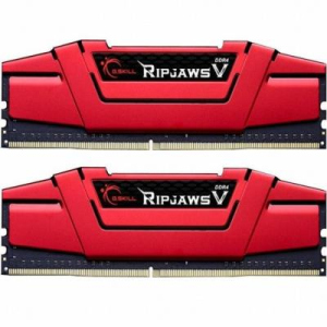 Модуль пам'яті для комп'ютера DDR4 16GB (2x8GB) 3000 MHz RipjawsV Red G.Skill (F4-3000C16D-16GVRB) в Луцьку