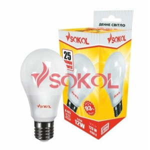 Набор 10 шт. LED лампа SOKOL A65 12.0W 220В E27 4100К лучшая модель в Луцке