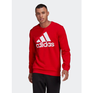 Свитшот Adidas M Bl Fl Swt GM6963 2XL Scarle/White (4064045340480) лучшая модель в Луцке