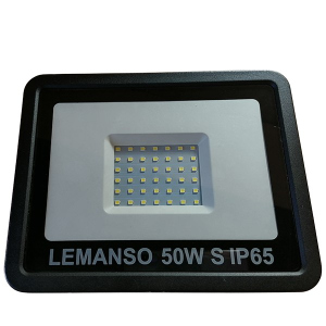 Прожектор LED Lemanso LMPS 16-50 50Вт 6500K IP65 з мікрохвильовим датчиком