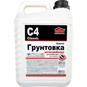 Грунтовка Антигрибковая Классик C4 Глубокопроникающая Elite Construction 10 л