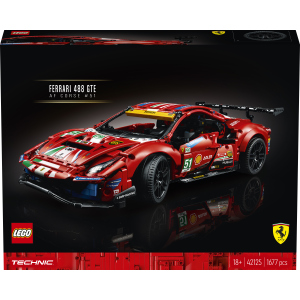 Конструктор LEGO Technic Ferrari 488 GTE AF Corse №51 1677 деталей (42125) рейтинг