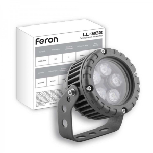 Архітектурний прожектор Feron LL882 5W сірий