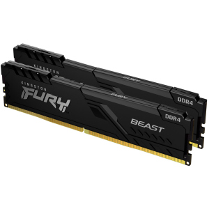 Оперативная память Kingston Fury DDR4-2666 8192MB PC4-21300 (Kit of 2x4096) Beast Black (KF426C16BBK2/8)