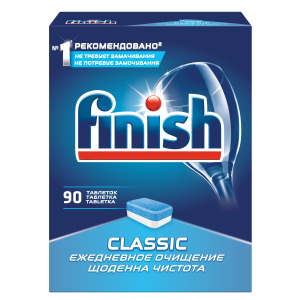 Таблетки для посудомийних машин FINISH Classic 90 шт (8690570521733/4640018994470)