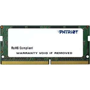 Оперативная память Patriot SODIMM DDR4-2400 8192MB PC4-19200 Signature Line (PSD48G240081S) лучшая модель в Луцке