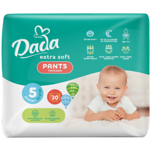 Трусики-підгузки Dada Extra Soft 5 Junior 12-17 кг 30 шт (4820174980658) в Луцьку