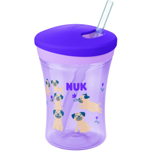 Поильник Nuk Evolution Action Cup 230 мл Фиолетовый (4008600365129) лучшая модель в Луцке