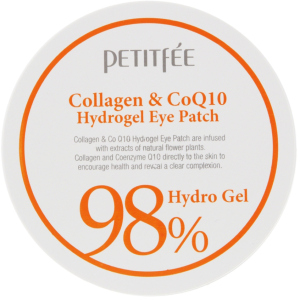 Гідрогелеві патчі для очей Petitfee Collagen &amp; Co Q10 Hydrogel Eye Patch Колаген-Коензим 60 шт (8809239800458) краща модель в Луцьку