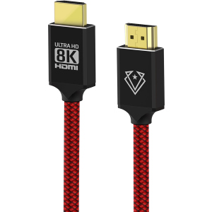 Кабель Vertux VertuLink-300 HDMI 2.1 UltraHD-8K HDR eARC 3 м Bloodyred (vertulink-300.bloodyred) в Луцьку