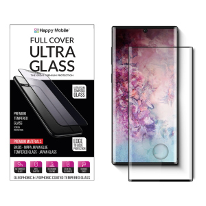 Захисне скло Samsung Galaxy Note 10 Plus - Happy Mobile 3D Ultra Glass Premium 0.18mm (Asahi glass Full Glue) (With Finger Hole)