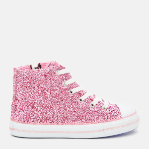 Кеди дитячі VUVU KIDS Pink glitter 3004 11 28 Рожеві з бісером (8380001300428) ТОП в Луцьку