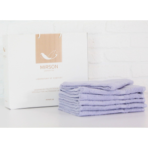 Набір рушників банних MirSon №5077 Elite SoftNess Lavender 50х90 6 шт (2200003524017) рейтинг