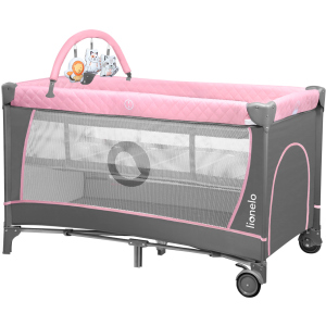 Манеж-кровать Lionelo Flower flamingo (LO.FL01) лучшая модель в Луцке
