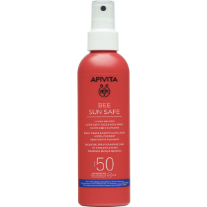 Солнцезащитный спрей для лица и тела Apivita Bee Sun Safe SPF50 200 мл (5201279080228) ТОП в Луцке