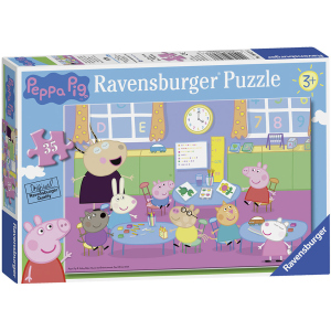 Пазл Ravensburger Свинка Пеппа у Школи 35 елементів (4005556086276) надійний