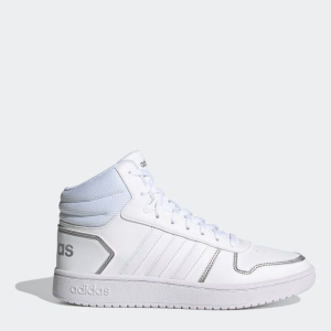 Черевики Adidas Hoops 2.0 Mid FY6023 39 (7) 25.5 см Ftwwht/Ftwwht/Silvmt (4064039171007) в Луцьку