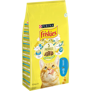 Сухий корм для кішок Purina Friskies зі смаком лосося та овочів 10 кг (5997204515469) ТОП в Луцьку