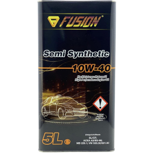 Моторна олія Fusion Semy Syntetic 10W-40 5 л Metal (FU1040/5met) надійний