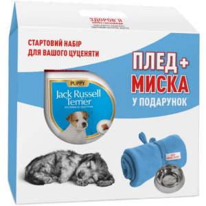 Сухий повнораційний корм Royal Canin Jack Russel Terrier Puppy для цуценят породи Джек Рассел тер'єр до 10 місяців 1.5 кг + плед та миска в подарунок (11_11105) ТОП в Луцьку