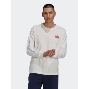 Жіночий лонгслів Adidas 5 As Ls H13449 L Core White (4064057765295) краща модель в Луцьку