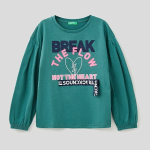 Футболка з довгими рукавами United Colors of Benetton 3096C15CN.G-1N0 130 см M (8300898002974) ТОП в Луцьку