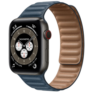 Ремешок Promate Maglet-44 для Apple Watch 42-44 мм 1/2/3/4/5/6/SE Baltic Blue (maglet-44.balticblue) ТОП в Луцке