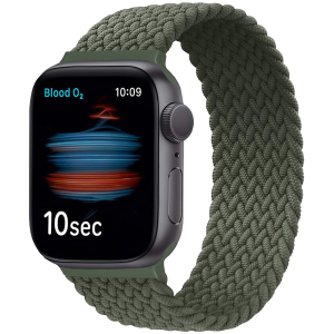 Ремешок Promate Fusion-44L для Apple Watch 42-44 мм 1/2/3/4/5/6/SE Green (fusion-44l.green) лучшая модель в Луцке