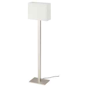 Світильник для підлоги IKEA TOMELILLA нікельований білий 304.640.41