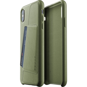 купити Панель Mujjo Full Leather Wallet для iPhone Xs Max Olive (MUJJO-CS-102-OL)