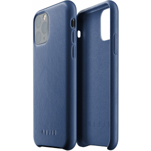 Панель Mujjo Full Leather Apple iPhone 11 Pro Monaco Blue (MUJJO-CL-001-BL) ТОП в Луцьку