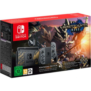 Портативна ігрова приставка Nintendo Switch V2 Monster Hunter Rise Edition [56857] краща модель в Луцьку