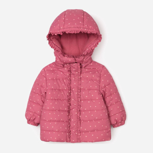 Демісезонна куртка Zippy Hooded Placke 3103282702 72 см Darkpink (5602156799644)