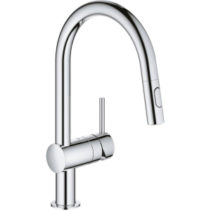 Смеситель кухонный с выдвижным изливом GROHE Minta 32321002 в Луцке