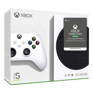 Microsoft Xbox Series S 512Gb + Xbox Game Pass Ultimate (3 месяца) ТОП в Луцке