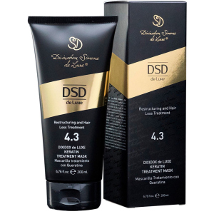 Восстанавливающая маска с кератином DSD de Luxe 4.3 Keratin Treatment Mask для улучшения структуры волос и стимуляции их роста 200 мл (8437011863096) ТОП в Луцке