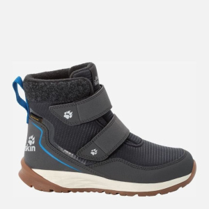 хорошая модель Ботинки Jack Wolfskin Polar Bear Texapore Mid Vc K 4036162-6354 35 (2.5UK) Темно-Серый/Синий (4060477695204)