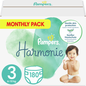 хороша модель Підгузки Pampers Harmonie Розмір 3 (6-10 кг) 180 шт (8006540156414)