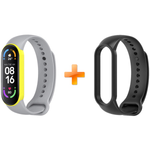 хороша модель Xiaomi Mi Band 6 MiJobs Dual Color Grey/Yellow (MJ6-DSS001GY)