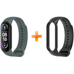 Xiaomi Mi Band 6 MiJobs Dual Color Crow Green/Black (MJ6-DSS019CGB) в Луцьку