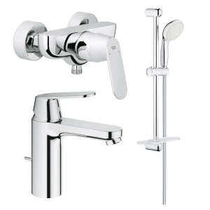 Набір змішувачів Grohe Eurosmart S-Size 126114M краща модель в Луцьку