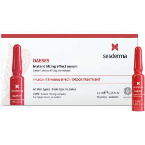 Сыворотка Sesderma Daeses Instant Lifting Effect Serum для мгновенного лифтинга кожи лица 1.5 мл x 10 шт (8429979446183) рейтинг