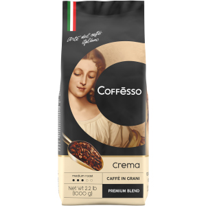 Кофе в зернах Coffesso Crema 1000 г (8001681575018) ТОП в Луцке